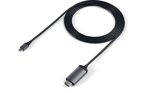 Кабели: Satechi Aluminum Type-C to 4K HDMI Cable 1,8 м (серый космос)